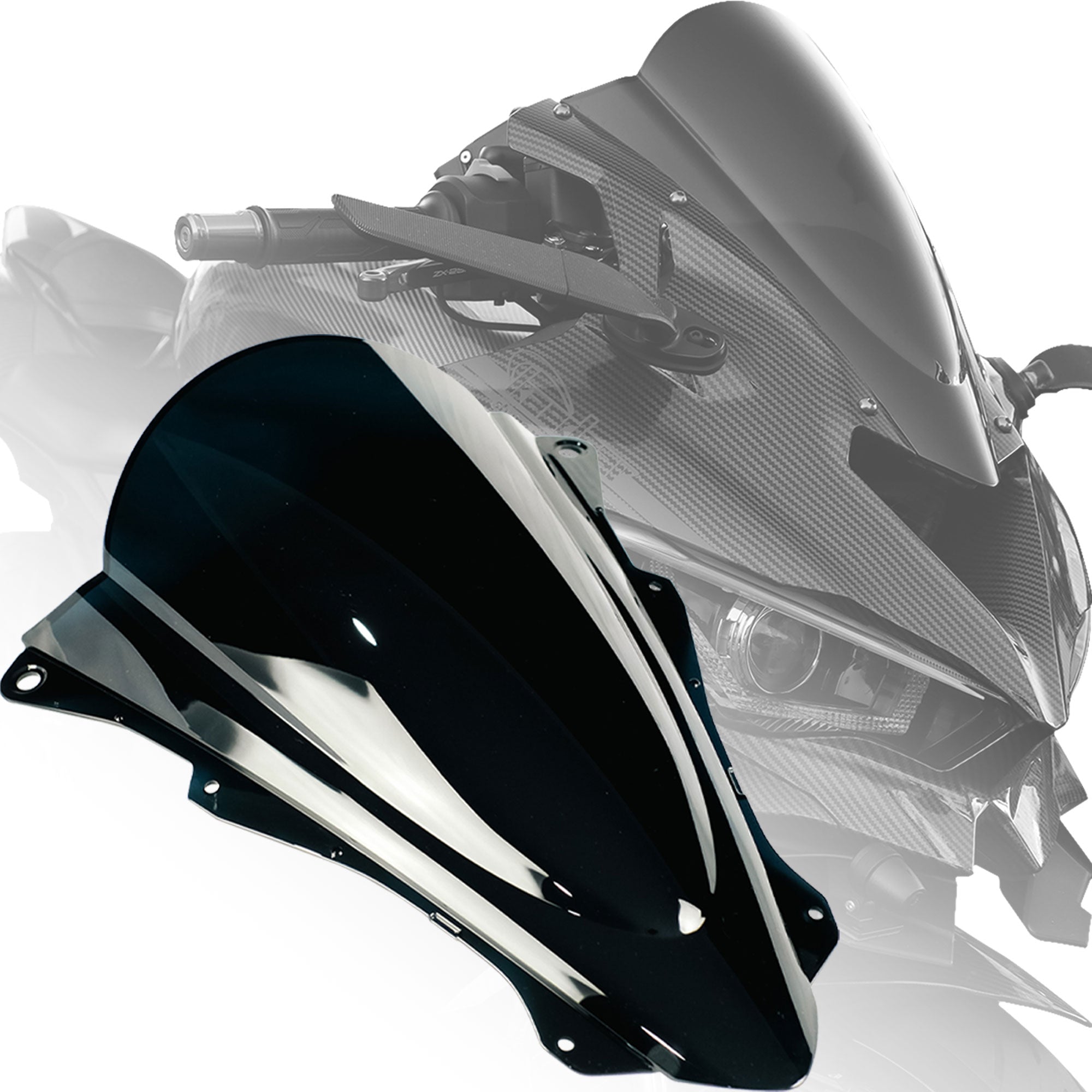 Kaedear レーシングウィンドアーマー Ninja ZX-25R・ZX-4R専用