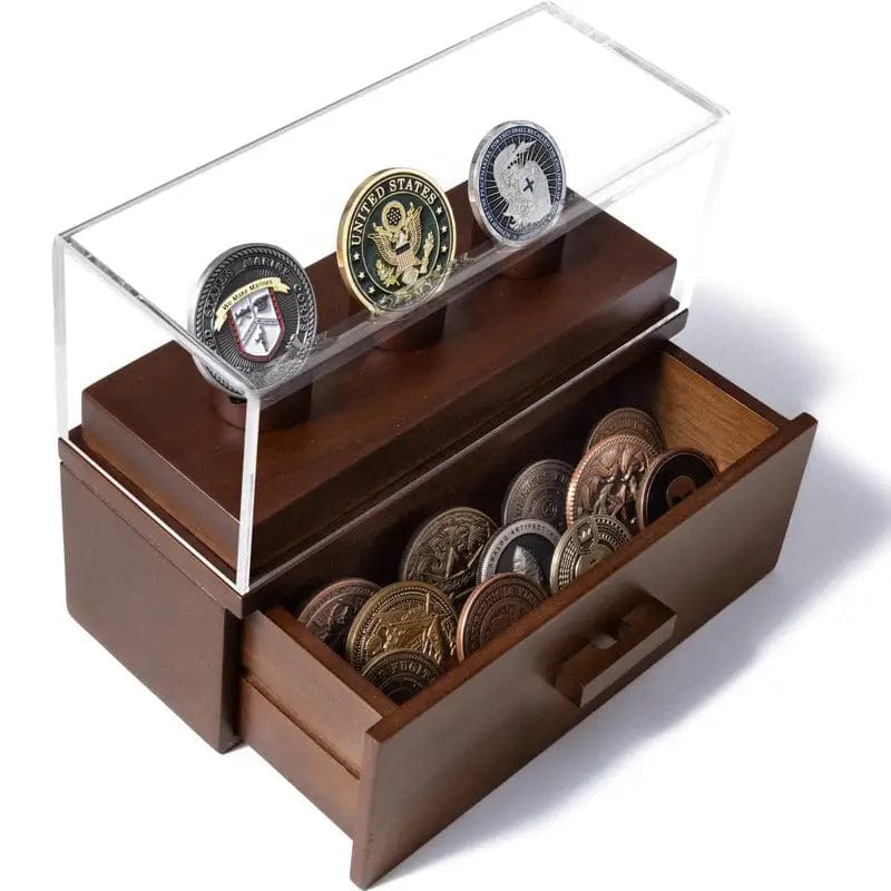 Podium Coin Display Case | Case for Coins | Protecting Coins