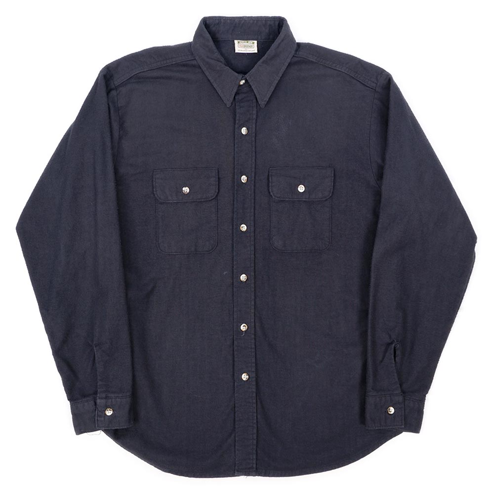 90's FIVE BROTHER シャモアクロス ワークシャツ “BLACK / MADE IN USA