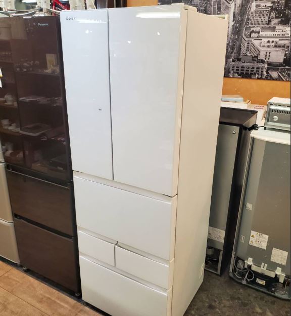 ☆TOSHIBA 東芝 462L 6ドア冷蔵庫 VEGETA ベジータ GR-S460FK フレンチ