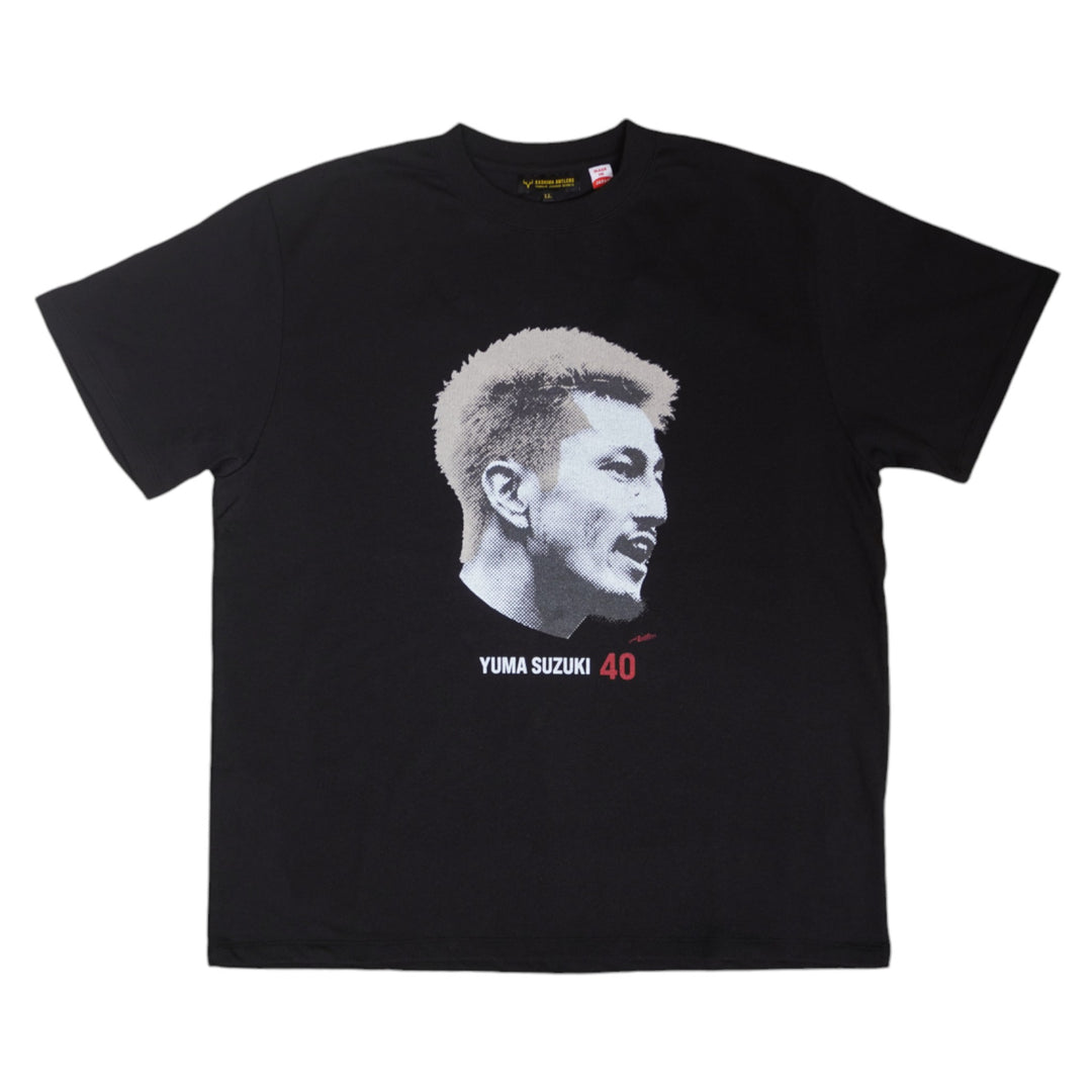 オンライン限定】鈴木優磨選手フェイスプリントTシャツ（BLACK
