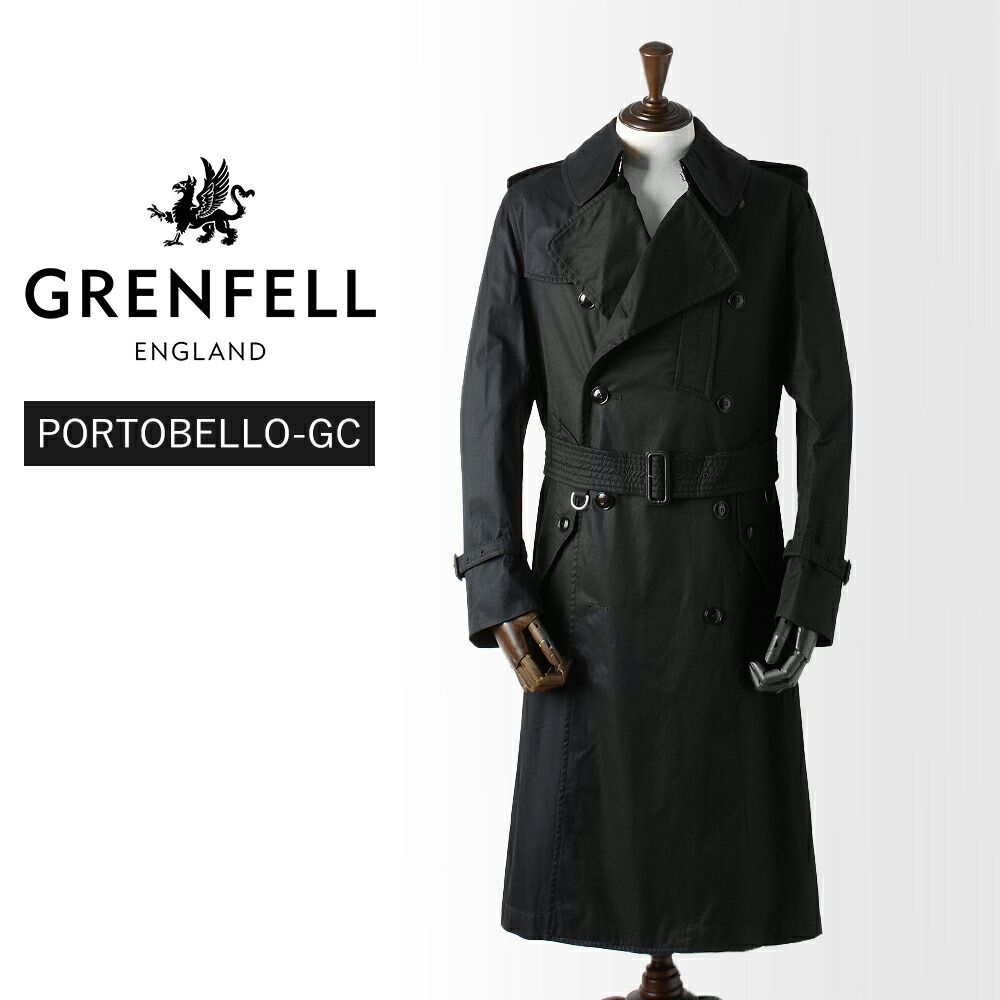 40%OFF/定価184,800円】グレンフェル 新品 トレンチコート PORTOBELLO