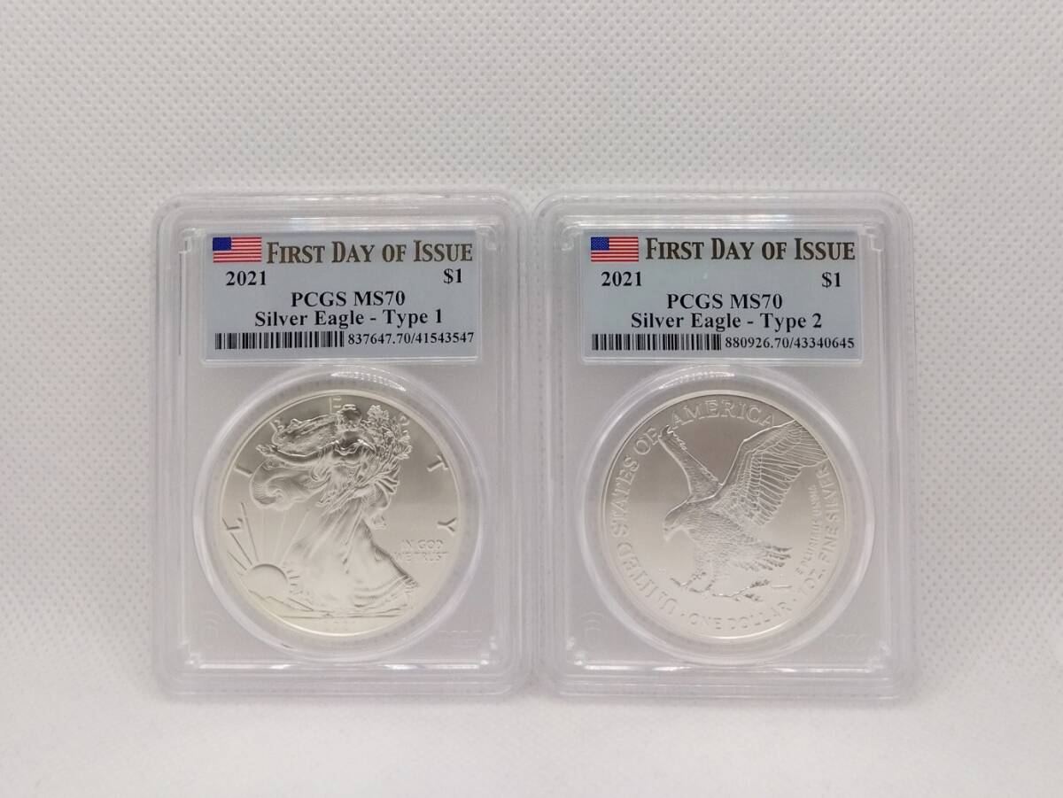 Yahoo!オークション -「イーグル銀貨 pcgs」(硬貨) (貨幣)の落札相場