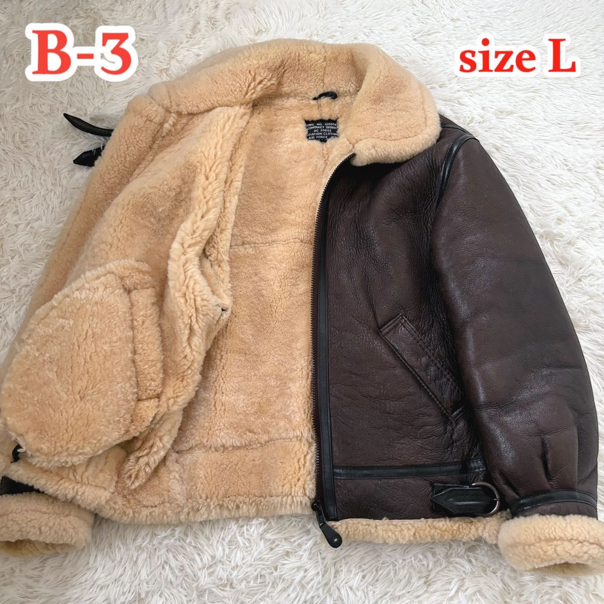 AVIATION CO TYPE B-3 ムートンジャケット エアフォースジャケット