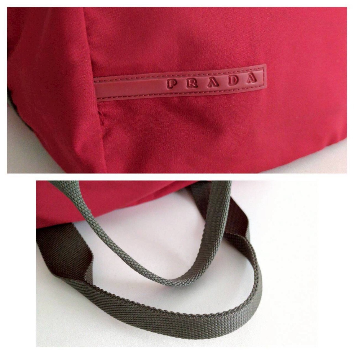 美品 プラダスポーツ 2way ショルダーバッグ 軽量 ナイロン ボストン