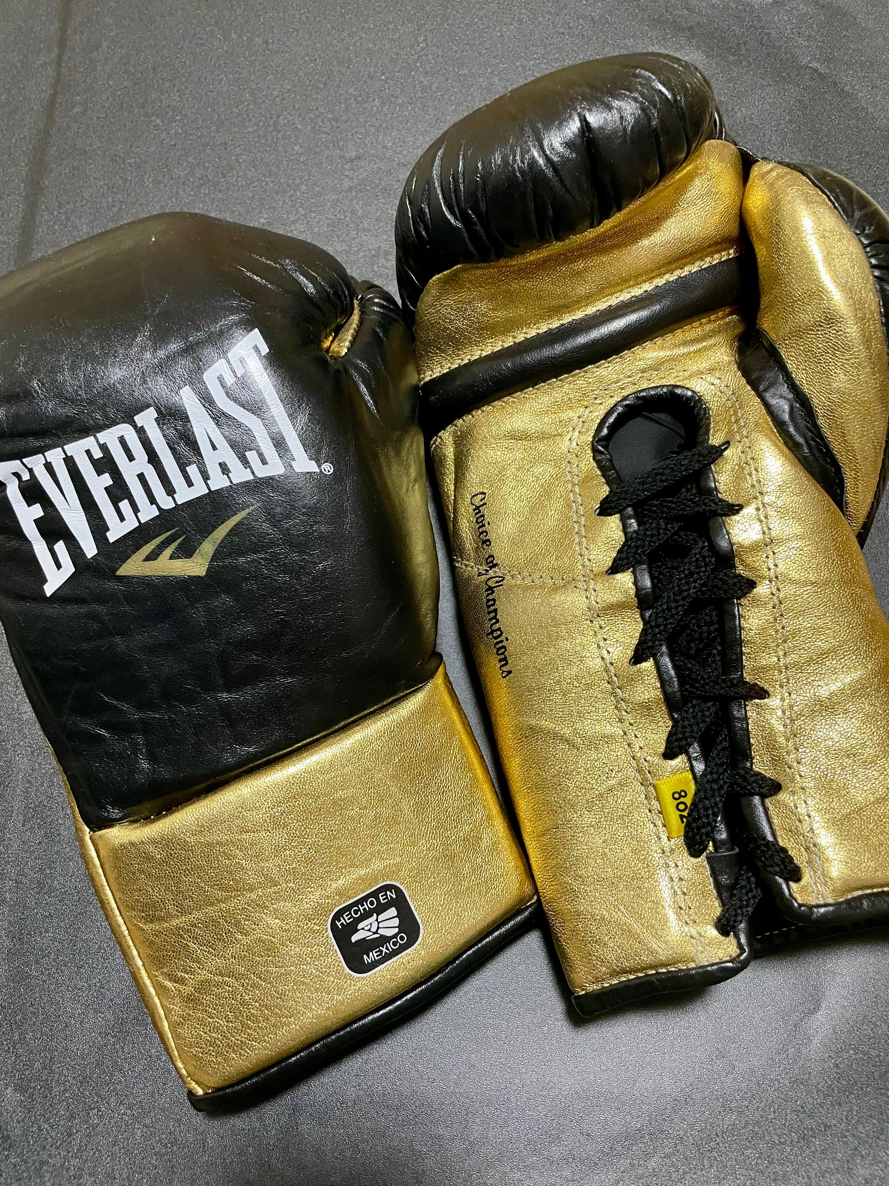 Everlast パワーロック フックアンドループトレーニンググローブ 黒