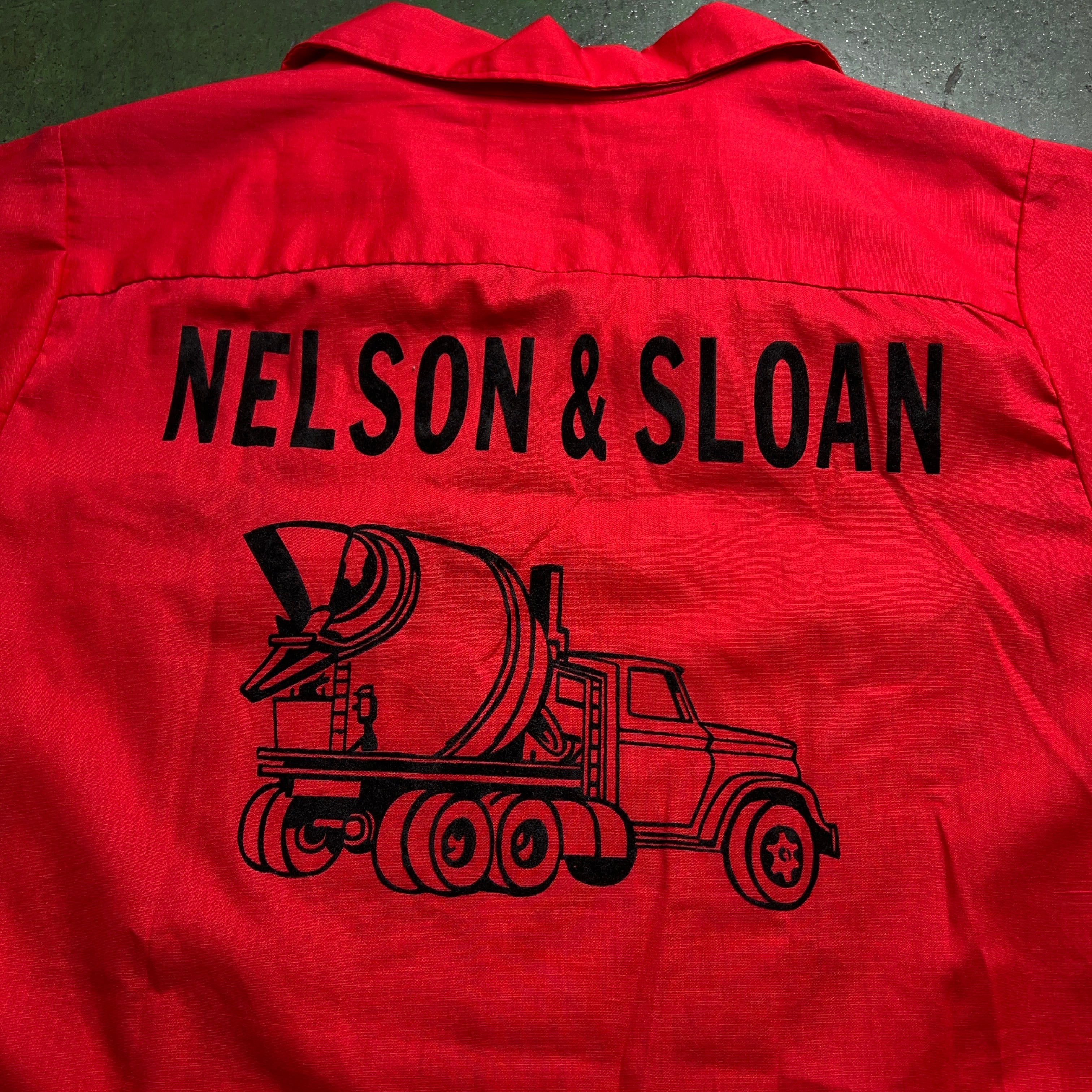 70's Hilton Bowling Shirt Red 70年代 ボーリングシャツ ヒルトン