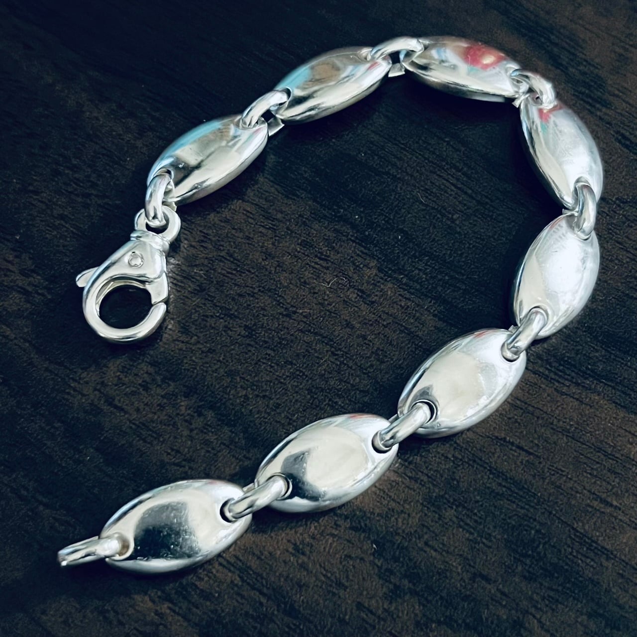 OLD TIFFANY & CO. Pebble Link Bracelet Sterling Silver | オールド
