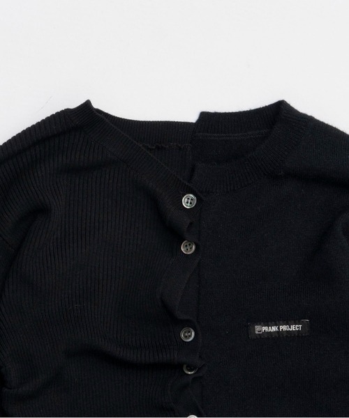ランダムボタンニットトップ / Random Button Knit Top（ニット