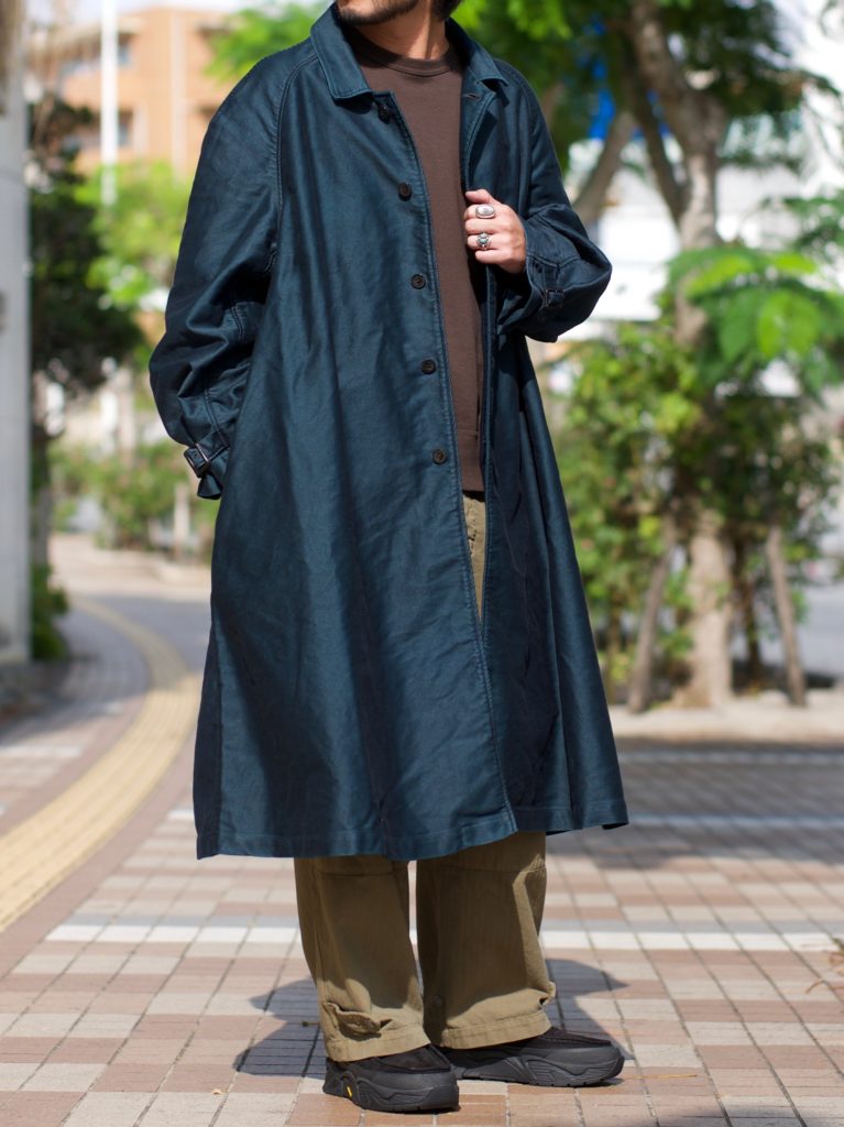 OUTIL ウティ 21AW “MANTEAU UZES” BLACK INDIGO – CASTELO カステロ