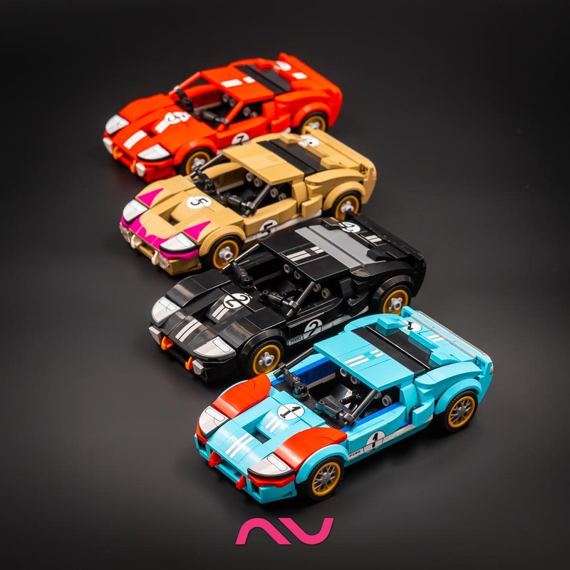 LEGO MOC Ford GT40 mkII by NV Carmocs | Rebrickable - Build with LEGO