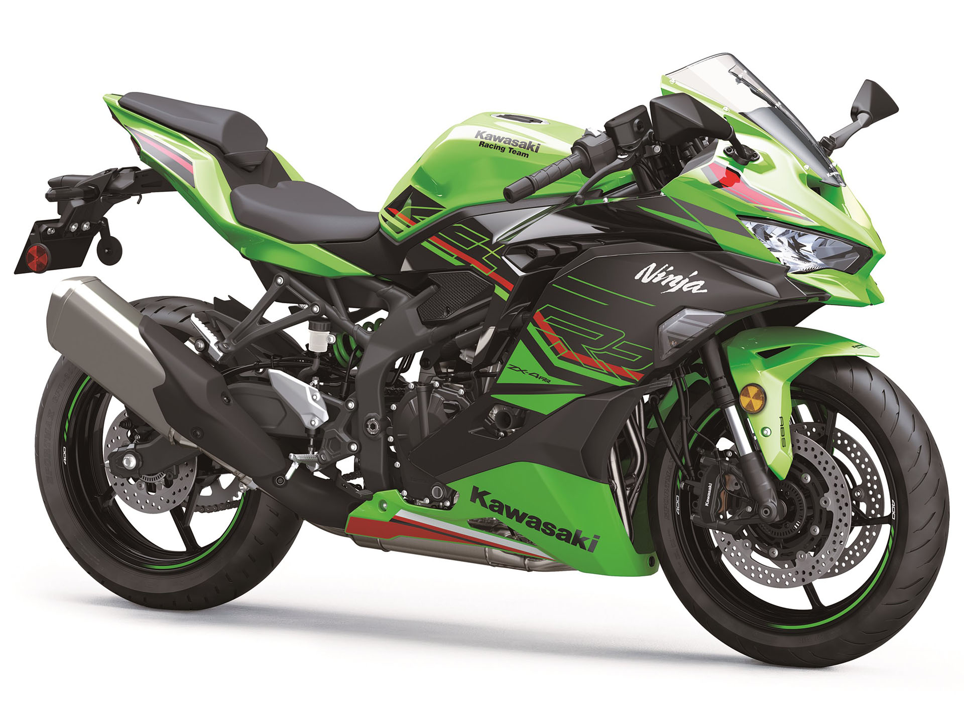 New 2024 Kawasaki Ninja ZX-4RR KRT Edition ABS Lime Green / Ebony