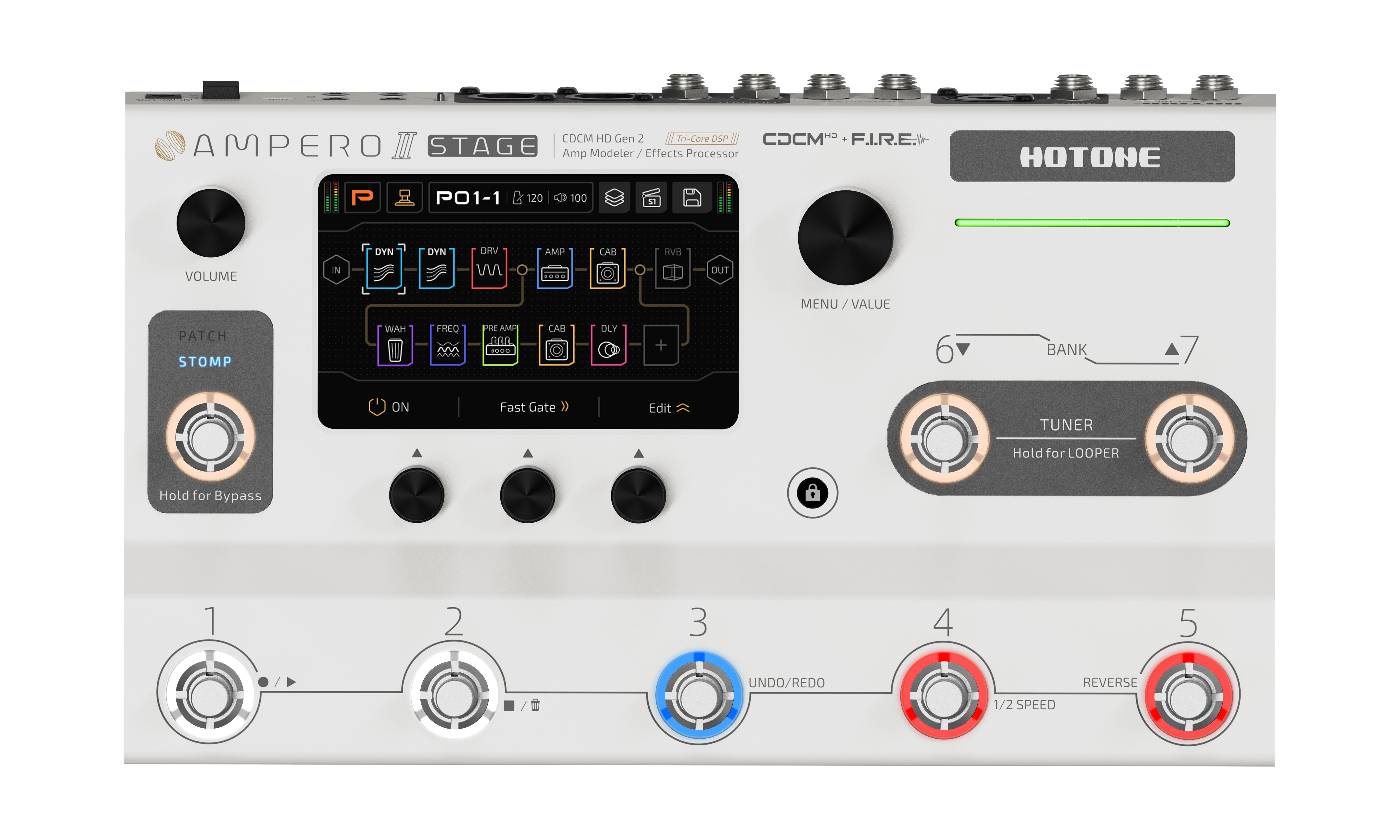 Hotone Ampero II Stage マルチエフェクター