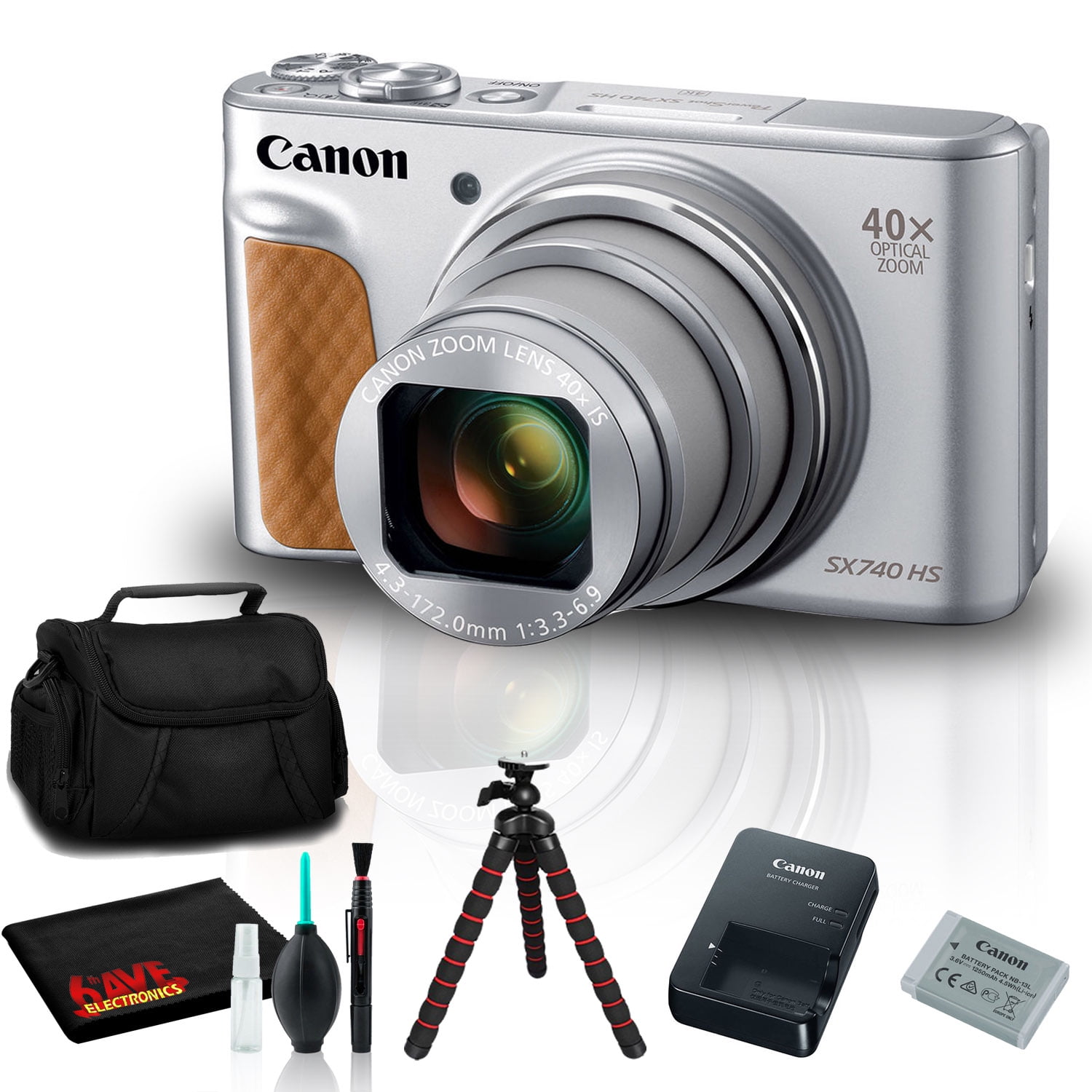 Canon PowerShot SX740 HS Digital WiFi Bluetooth Point-Shoot Camera
