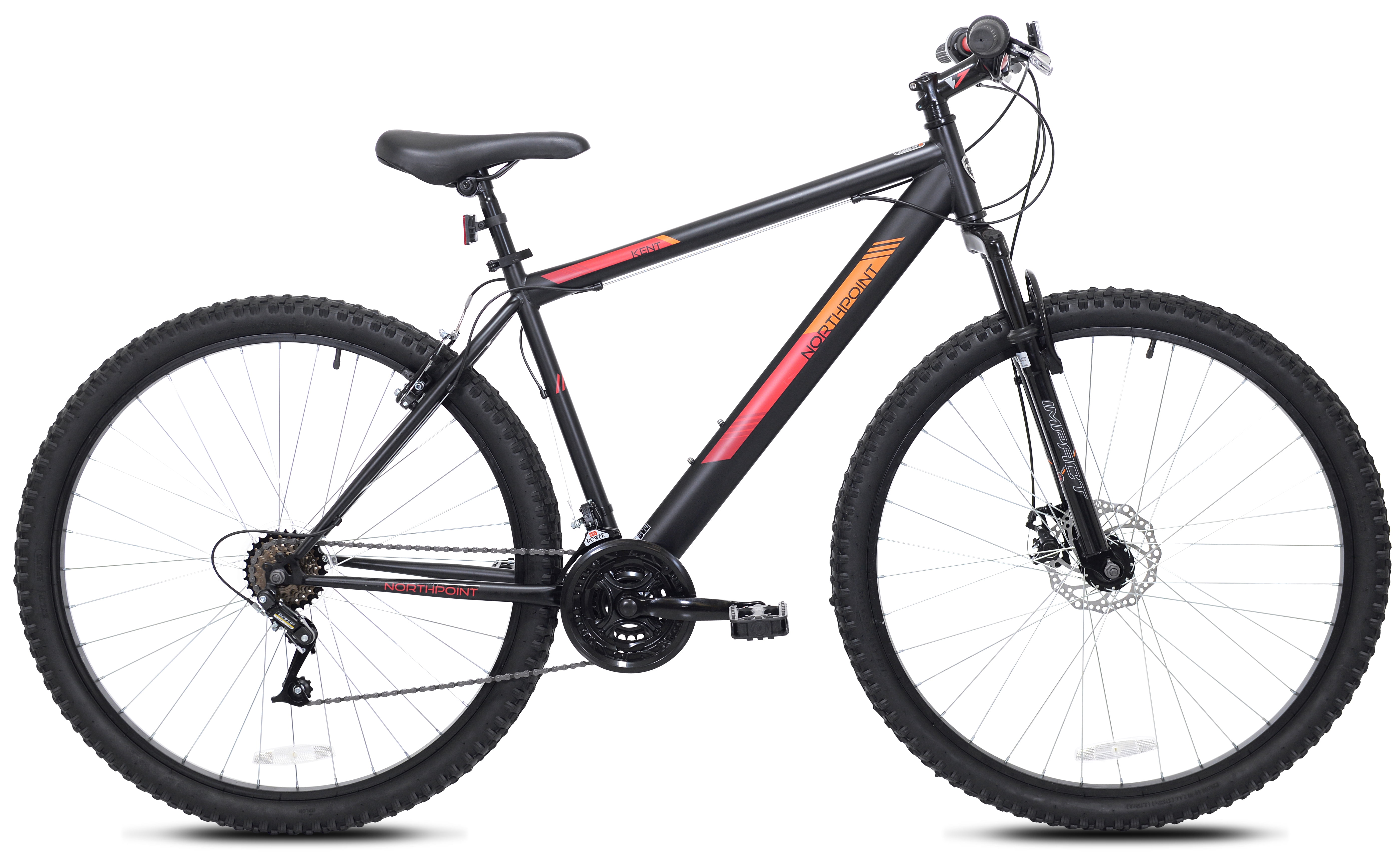 Kent 29 In. Northpoint Men's Mountain Bike, Black/Red - Walmart.com