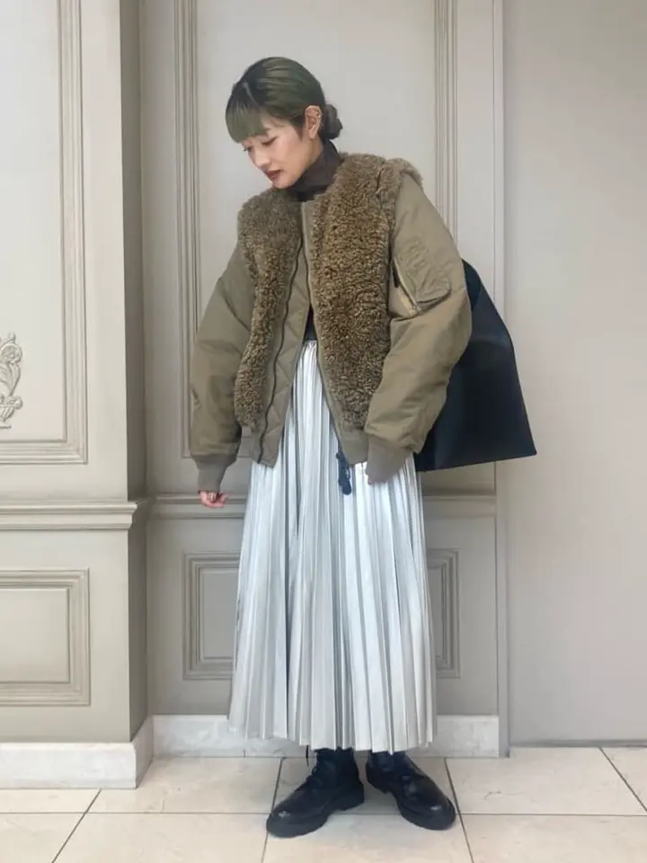 HYKE(ハイク)】FAUX SHEARLING TYPE MA-1｜PARIGOT ONLINE（パリゴ