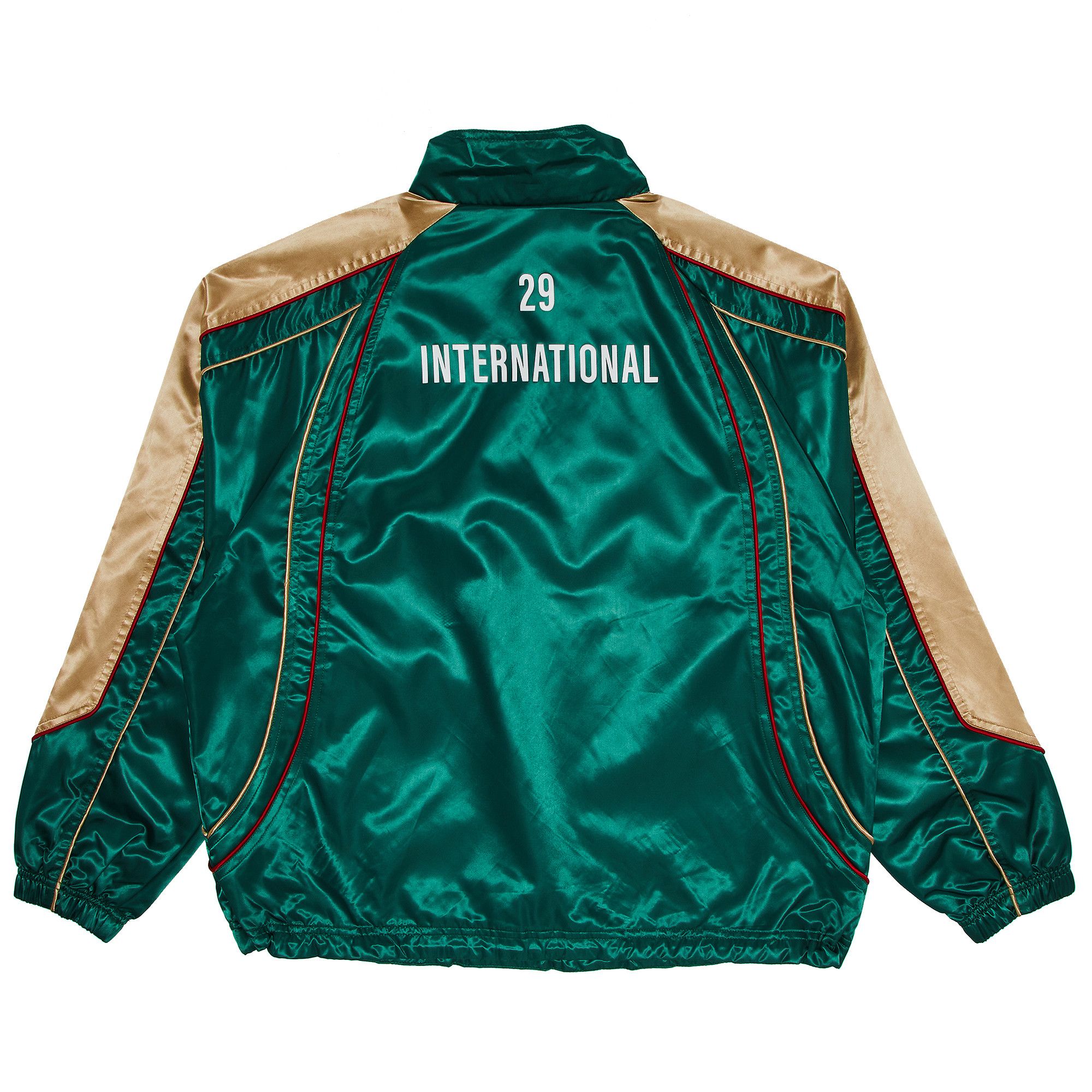 Buy Supreme Satin Piping Pullover 'Green' - SS25J51 GREEN | GOAT