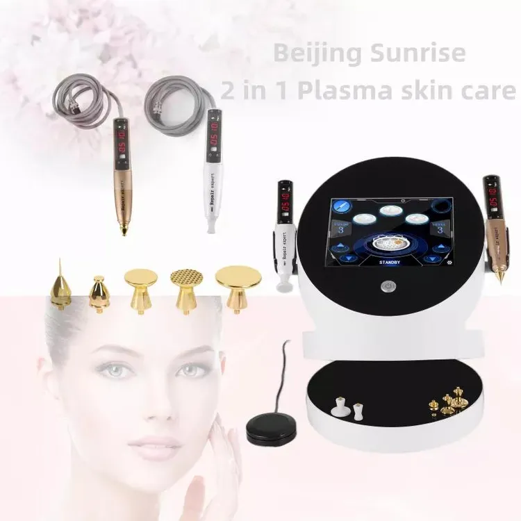 Professional 2in1 Ozone Plasma Pen for Eye Lift Acne and Spots