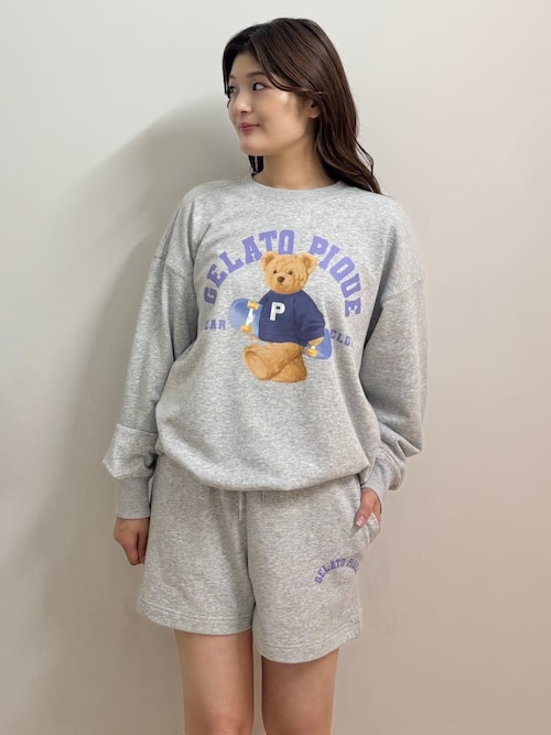 セール】【ONLINE限定】スポーティーベア裏毛プルオーバー＆裏毛