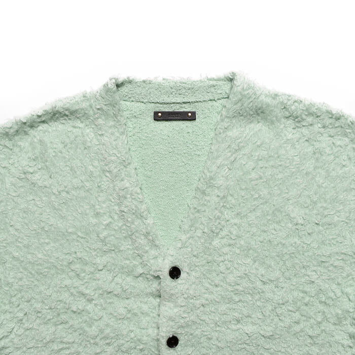 MINEDENIM(マインデニム)｜Shaggy Cotton Knit Cardigan｜正規通販取扱