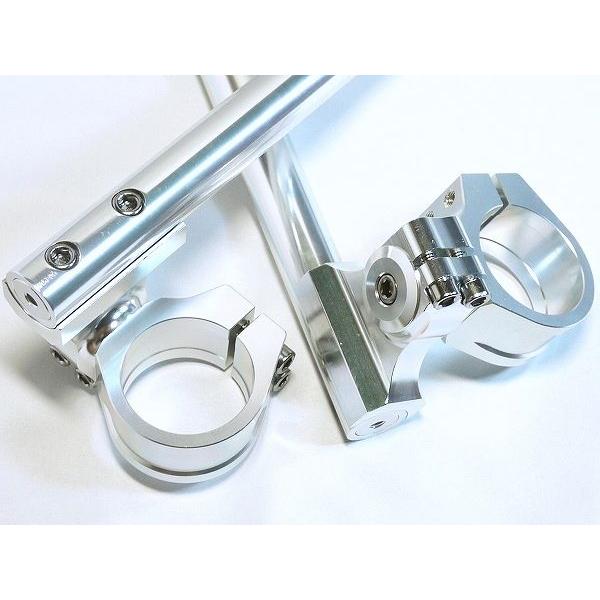 カワサキ（Kawasaki） 41パイ 41mm セパハン 銀 角度調節式HIGH