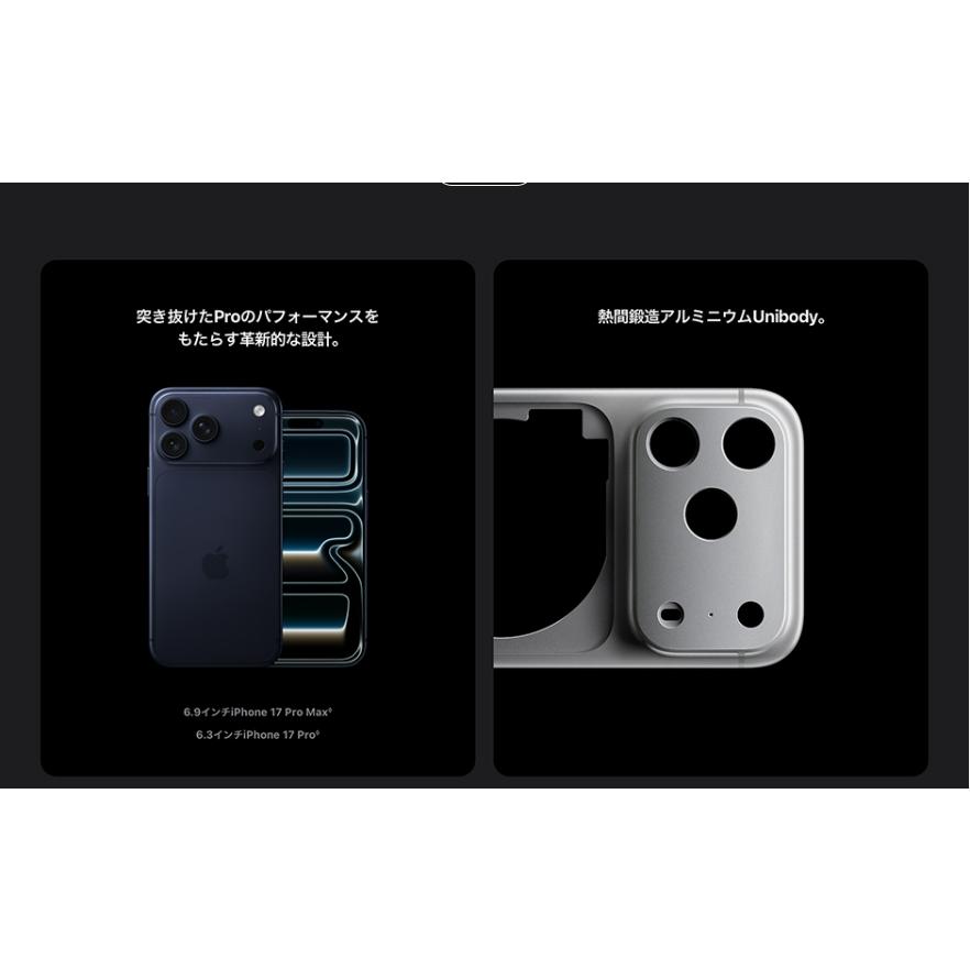 iPhone 17 Pro Max 【新品 未開封品】SIMフリー 256GB [ディープブルー