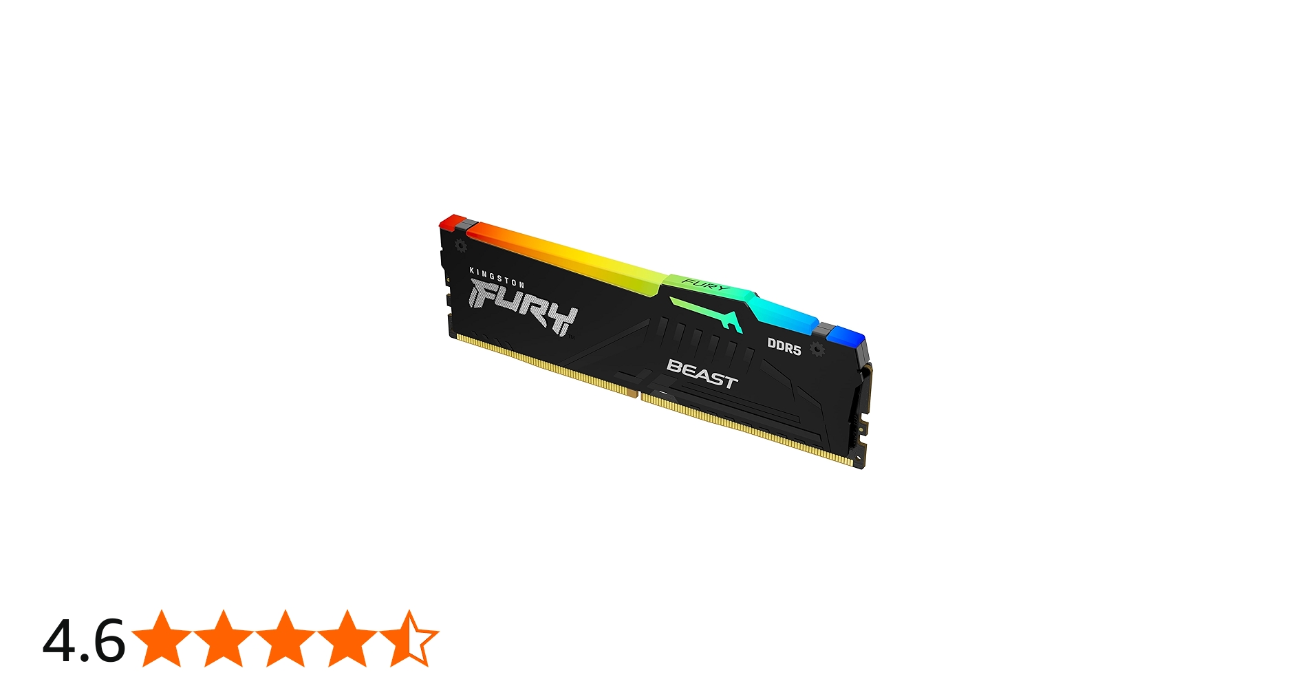 Amazon | Kingston FURY Beast ブラック RGB 16GB 6000MT/s DDR5 CL36