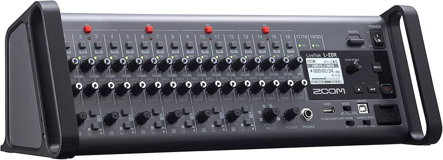 Amazon.co.jp: Zoom L-20R デジタルミキサー&マルチトラックレコーダー