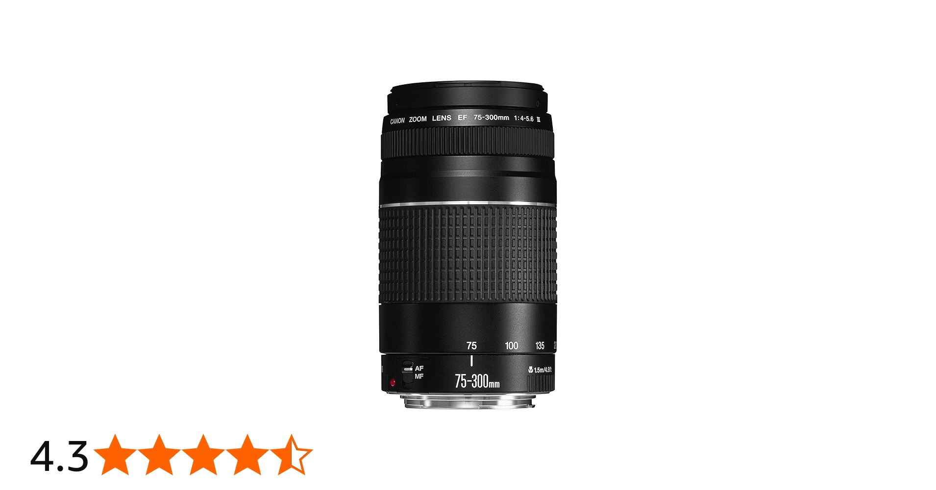 Amazon.co.jp: Canon EFレンズ EF75-300mm F4-5.6 IIIズームレンズ