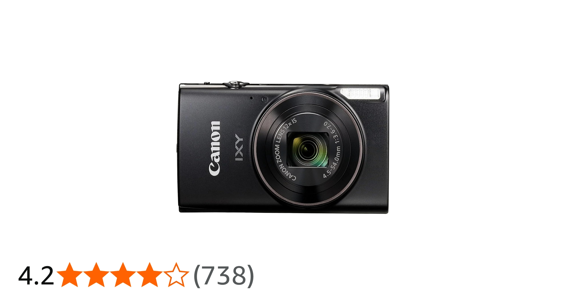 Amazon | Canon コンパクトデジタルカメラ IXY 650 ブラック 光学12倍