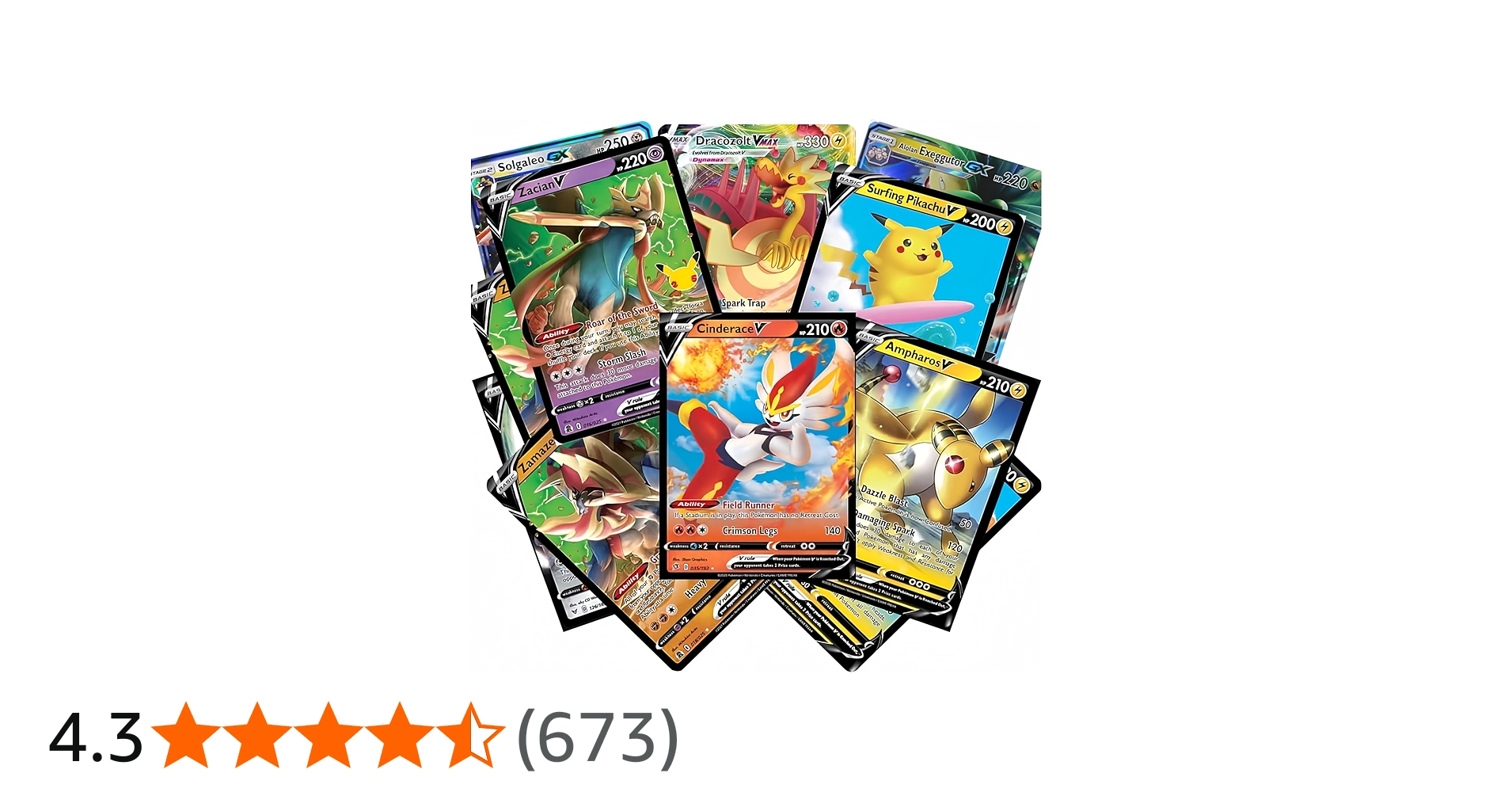 Amazon.co.jp: ポケモンカード - 50枚のカード詰め合わせロット 保証V