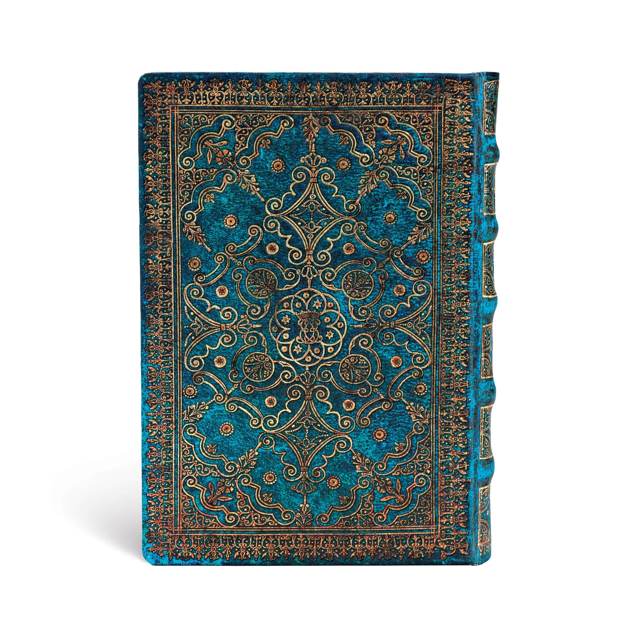Azure Midi Lined Hardcover Journal, 240pg, 120GSM, Signature