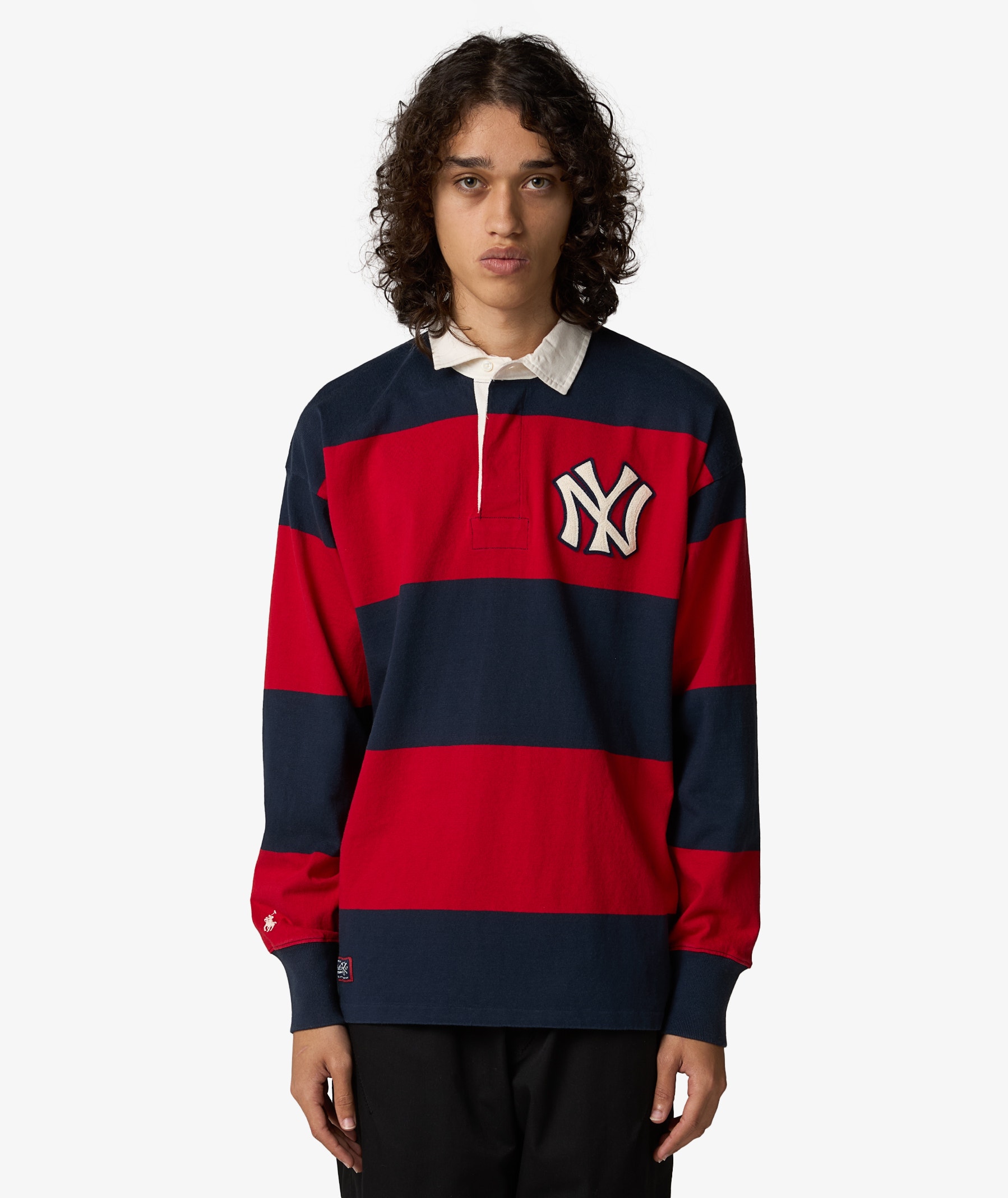 Polo Ralph Lauren Rugby Polo Shirt x Yankees | Aviator Navy/rl2000