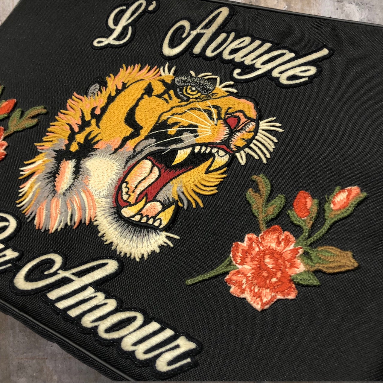 GUCCI(グッチ) グッチシマ 刺繍クラッチバッグ /PCケース/タブレット