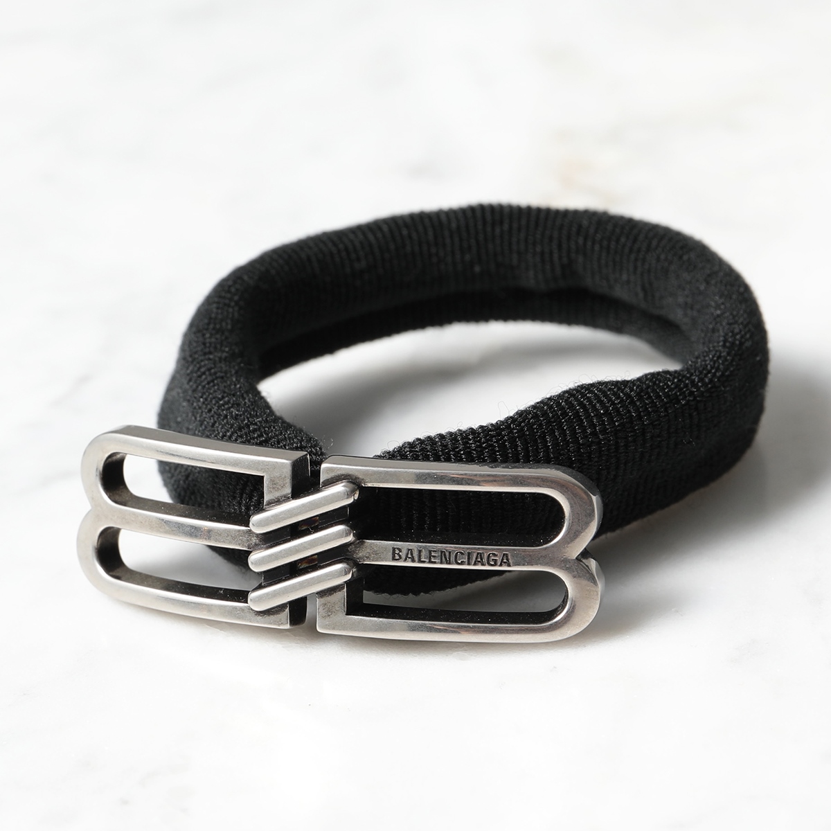 BALENCIAGA（バレンシアガ） ヘアタイ BB ICON HAIR TIE 718894