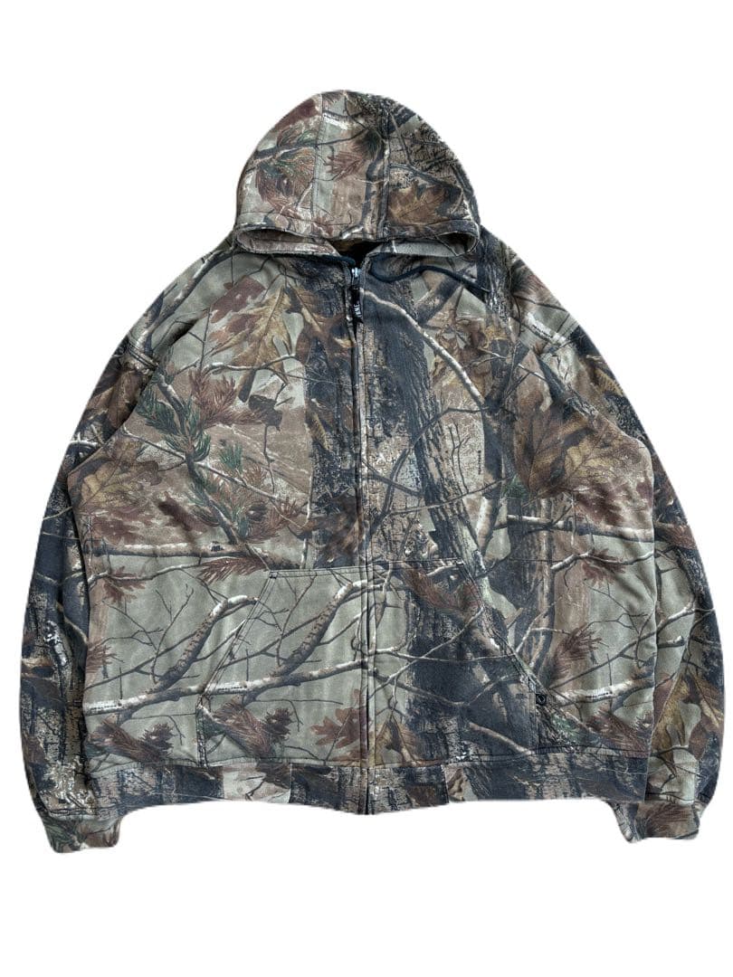 00s BERNE 裏サーマル ジップパーカー リアルツリー リアルツリー】ジップパーカー | 古着屋KAKAVAKA
