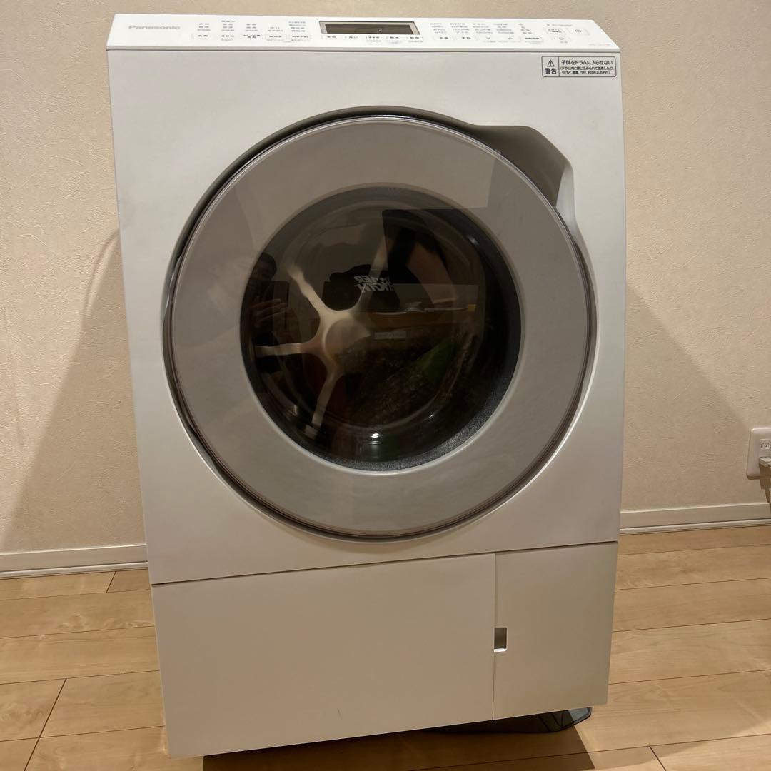 美品　2023年製　パナソニック　NA-LX127BL ドラム式　洗濯乾燥機 ドラム式洗濯乾燥機 LXシリーズ マットホワイト NA-LX127BR-W [洗濯