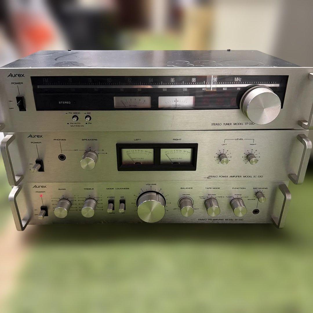 Aurex ステレオアンプチューナー フル Yahoo!オークション -「aurex sb」(オーディオ機器) の落札相場・落札価格