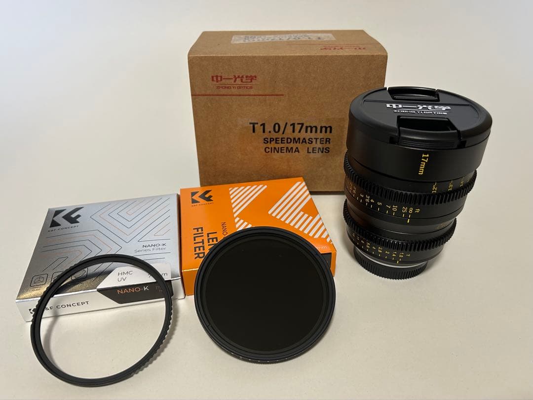 S*k様 中一光学 SPEEDMASTER CINEMA 17mm T1.0 M 新品)中一光学 SPEEDMASTER CINEMA 17mm T1.0 (マイクロフォーサーズ用