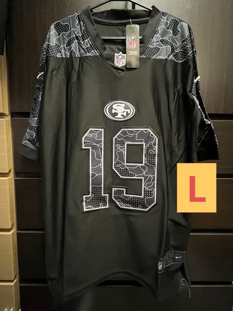 サンフランシスコ・49ers ユニフォーム 19 サミュエル　Lサイス 2022-24 San Francisco 49ers Samuel #19 Nike Game Home Jersey (XL)