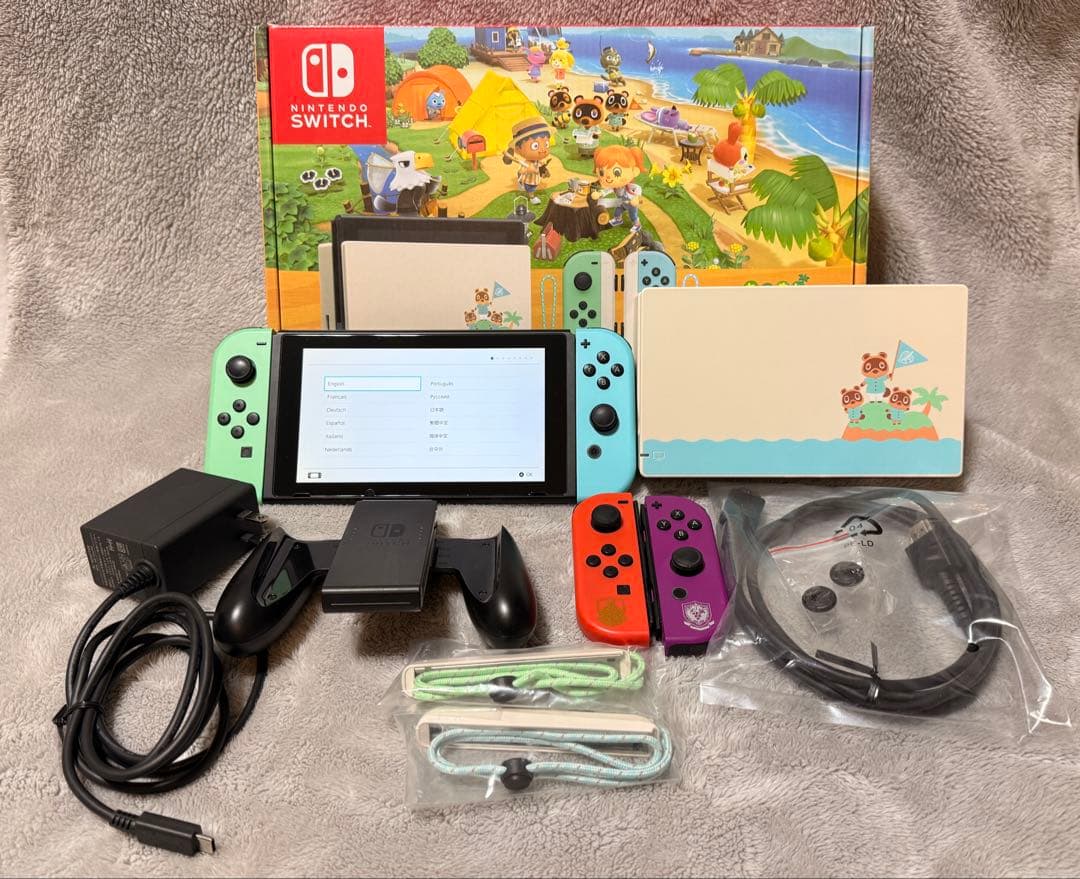 Nintendo Switch 本体 あつまれどうぶつの森 ポケモンSV 付き Nintendo Switch あつまれ どうぶつの森セット 本体 任天堂