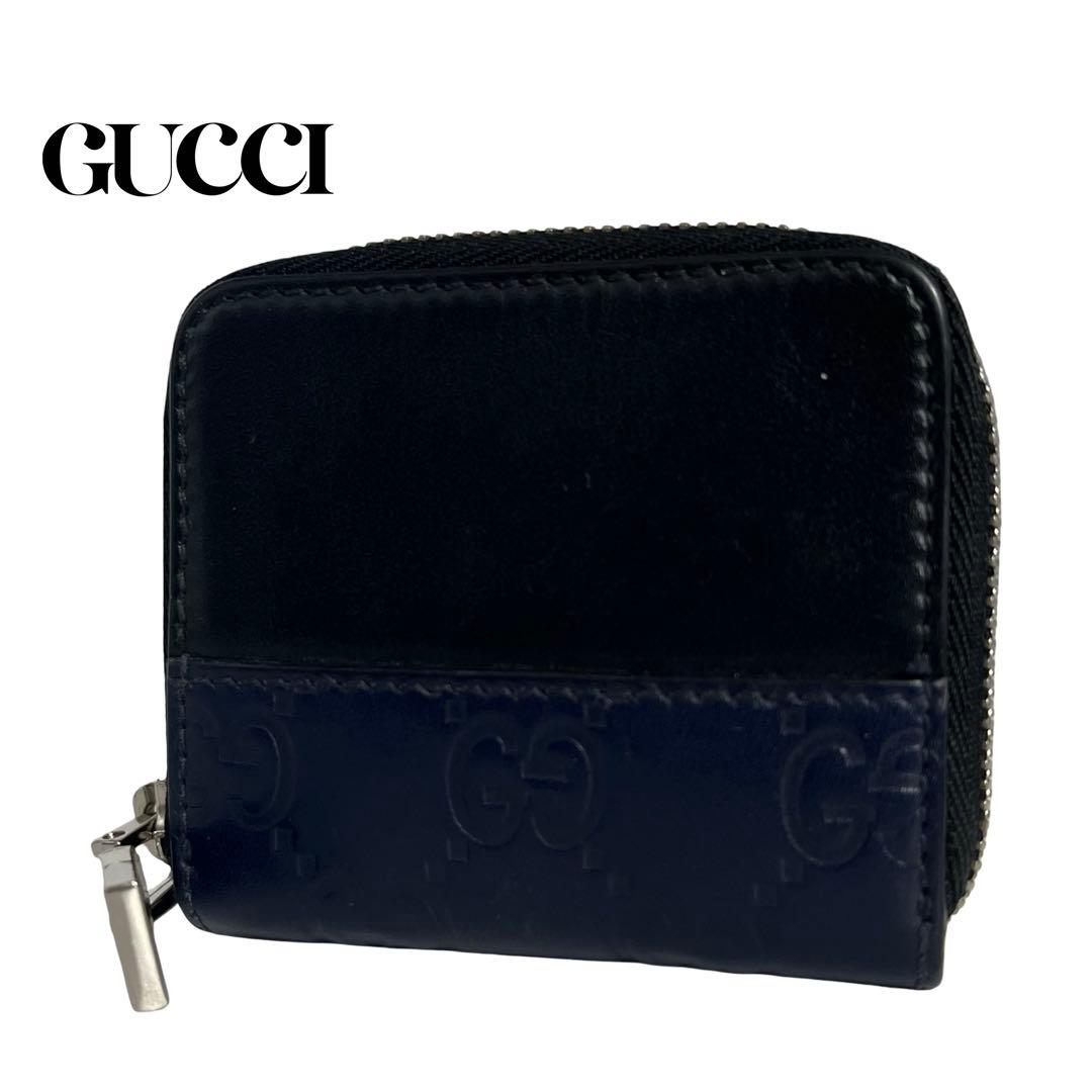 希少✨グッチ ケース GGシマ ラウンドファスナー ロゴ型押し バイカラー 楽天市場】GUCCI グッチ ファスナー小銭入れ付き二つ折りカードケース