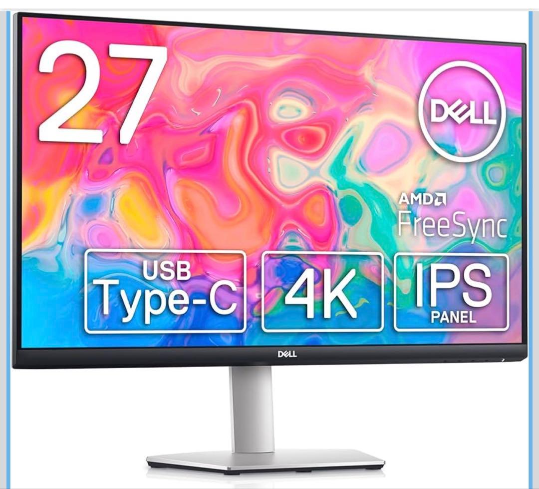 （minami2179 ）Dell S2722QC 27インチ Amazon.com: Dell S2722QC Monitor - 27 inch 4K USB-C , UHD (3840 x