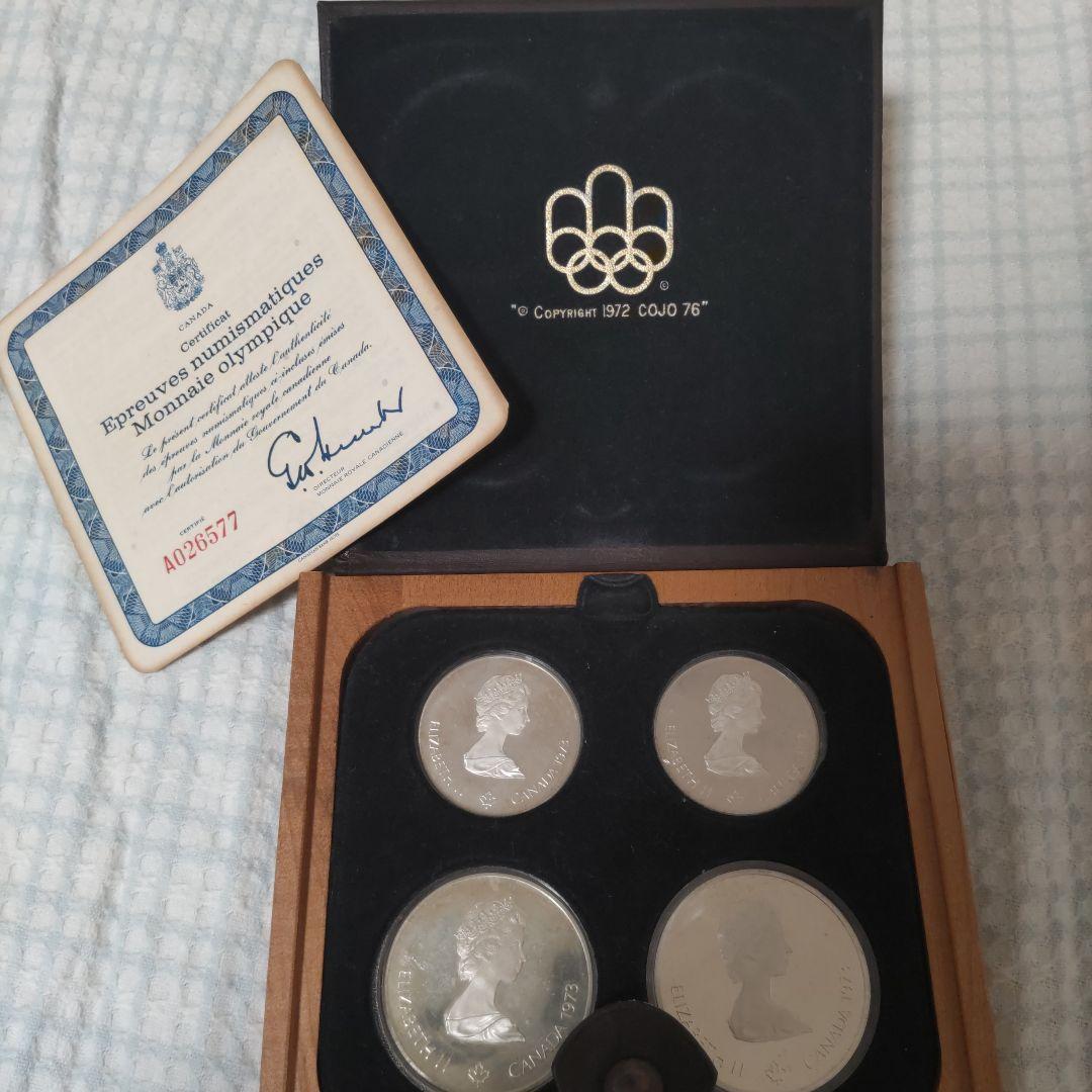 カナダ 1976年オリンピック記念セット 買取実績》 1976年 カナダ・モントリオールオリンピック 記念銀貨