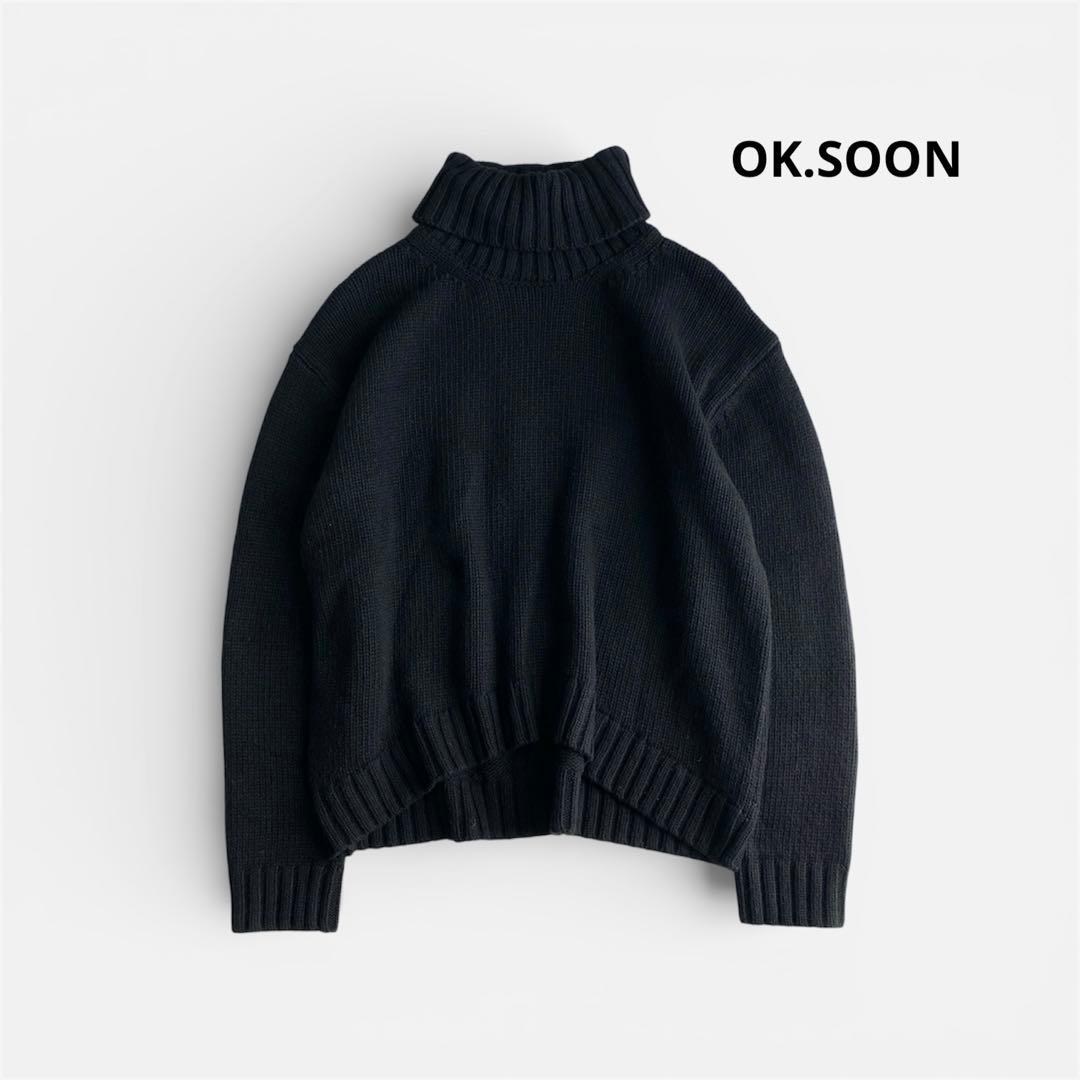 ok.soon pullover turtle knit タートルネックニット pullover turtle knit | ok.soon