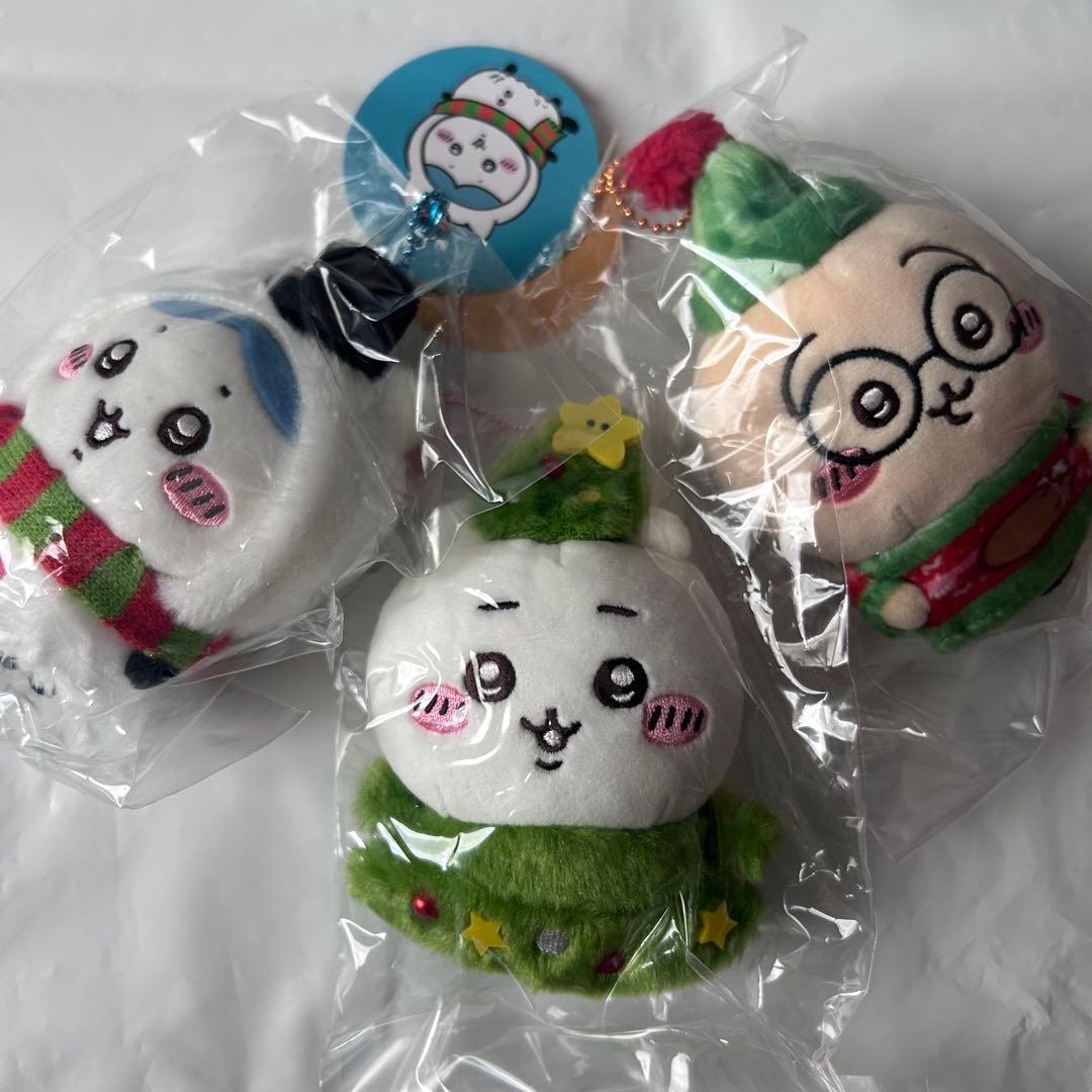 ちいかわ ハッピーホリデーなマスコット クリスマス 3点 転売相次ぐ「ちいかわ ハッピーホリデーなマスコット」が受注販売に