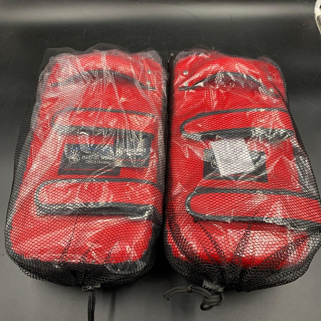 a246 マーシャルワールド　キックミット　KM-40-RDBK ２個セット キックミットスタンダード - マーシャルワールドジャパン