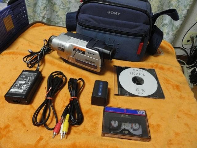 動作品◆SONY　Hi８ CCD-TRV１０６　ダビングOK Yahoo!オークション -「ccd-trv106」の落札相場・落札価格