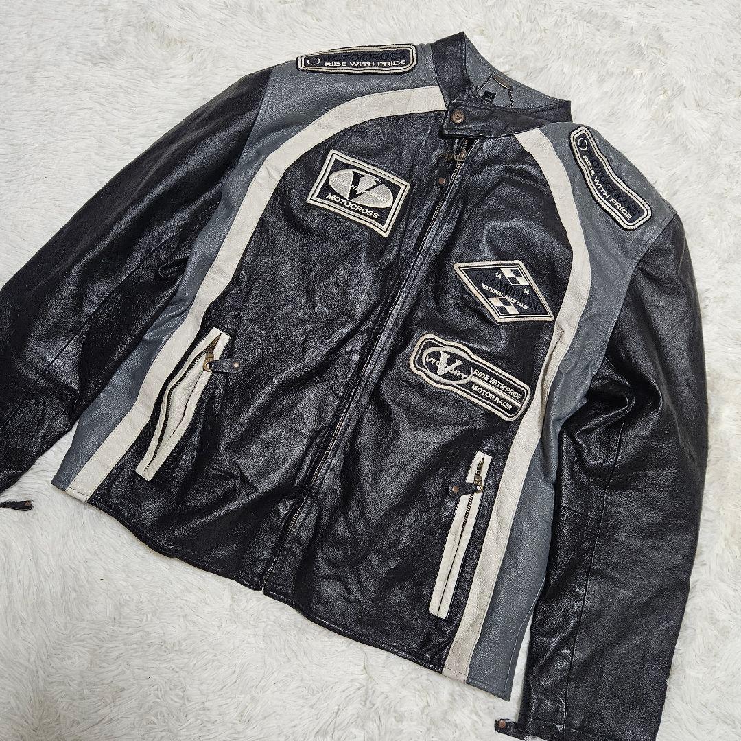 TANNERS AVENUE　ライダースジャケット　レザージャケット　本革 Tanners Avenue Mens Brown Lamb Leather Jacket 2XL | eBay