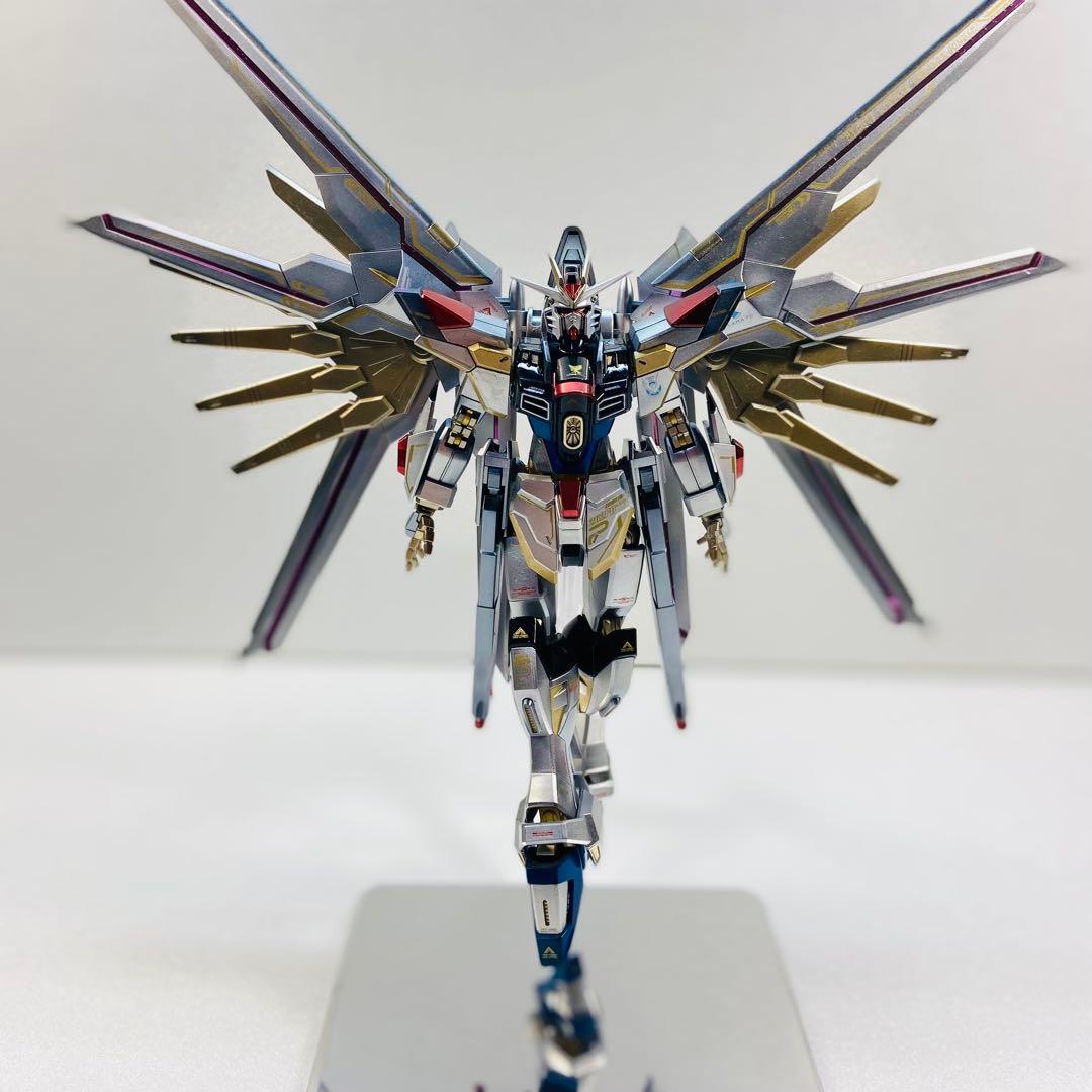 HG マイティーストライクフリーダムガンダム 全塗装 完成品 ガンプラ 塗装済み HGマイティストライクフリーダムガンダム全塗装 | じんべえのゆるゆる